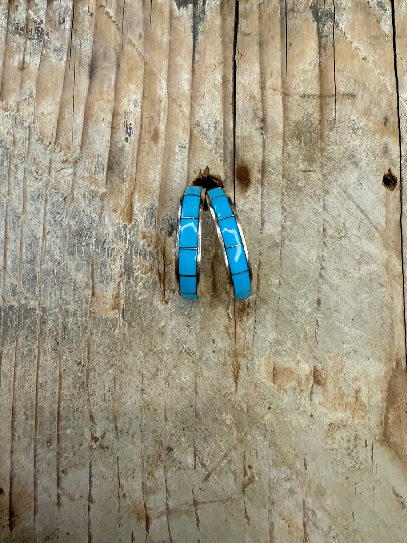 Glendale Inlay Mini Hoops